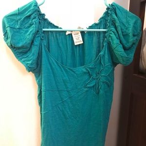 Turquoise Max Studio Blouse